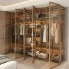 Premium Aluminum & Glass Wardrobe